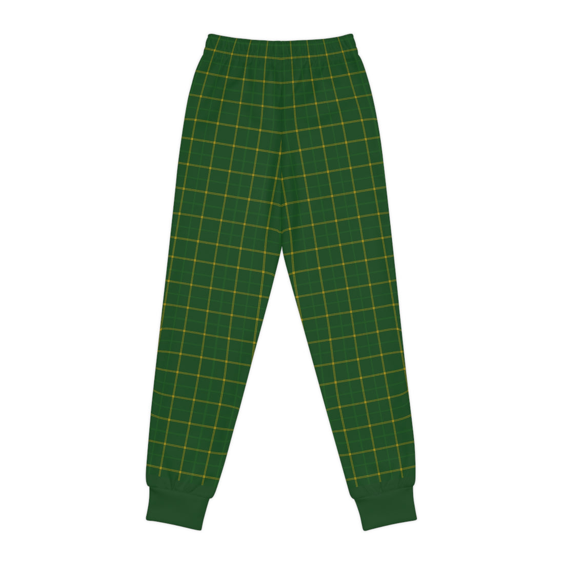 Jolly Bunch Cozy Green Plaid Kids Pajama Pants