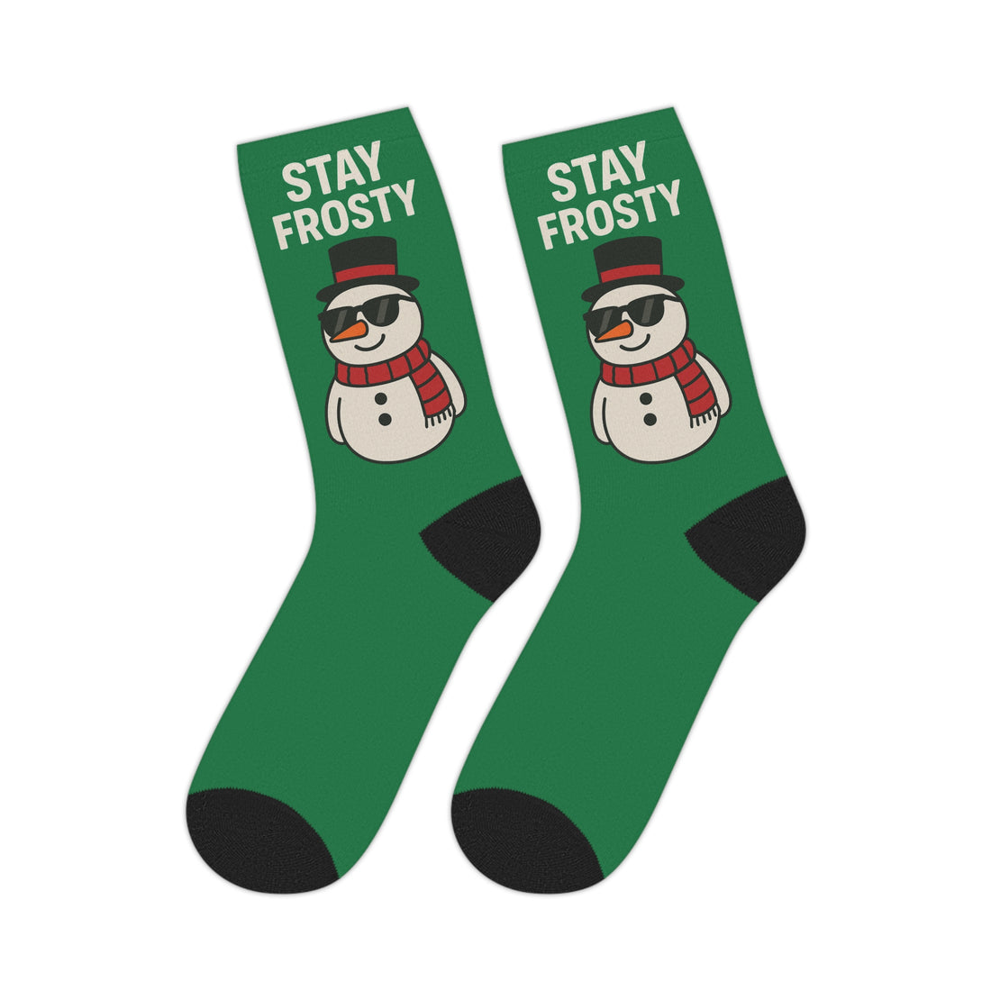 Stay Frosty Christmas Socks – Cool Snowman Holiday Gift