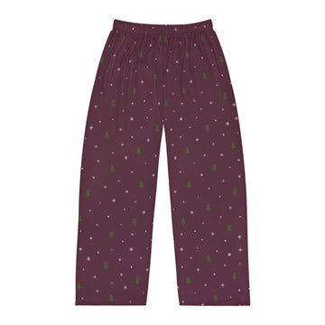 Comfy Cozy Festive Tree Design Men's Pajama Pants