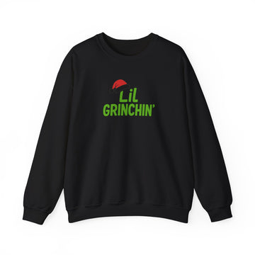 Grinchin and Chillin Men's Heavy Blend Crewneck Sweatshirt