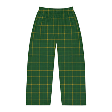 Jolly Bunch Cozy Green Plaid Men's Pajama Pants