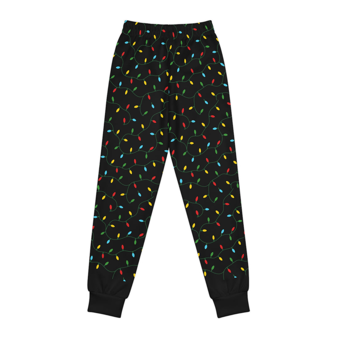 Lit Like The Tree Youth Pajama with Christmas Lights Print