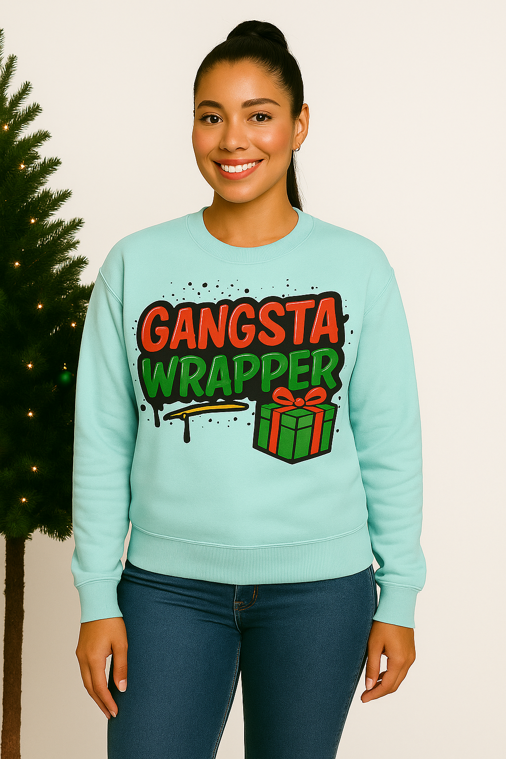 Gangsta Wrapper Sweater