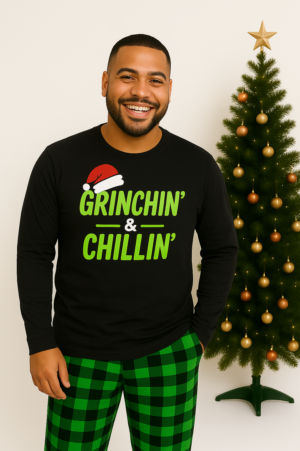 Grinchin and Chillin Men's Set