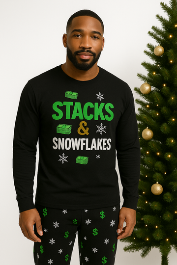 Stacks & Snowflakes Men's Set