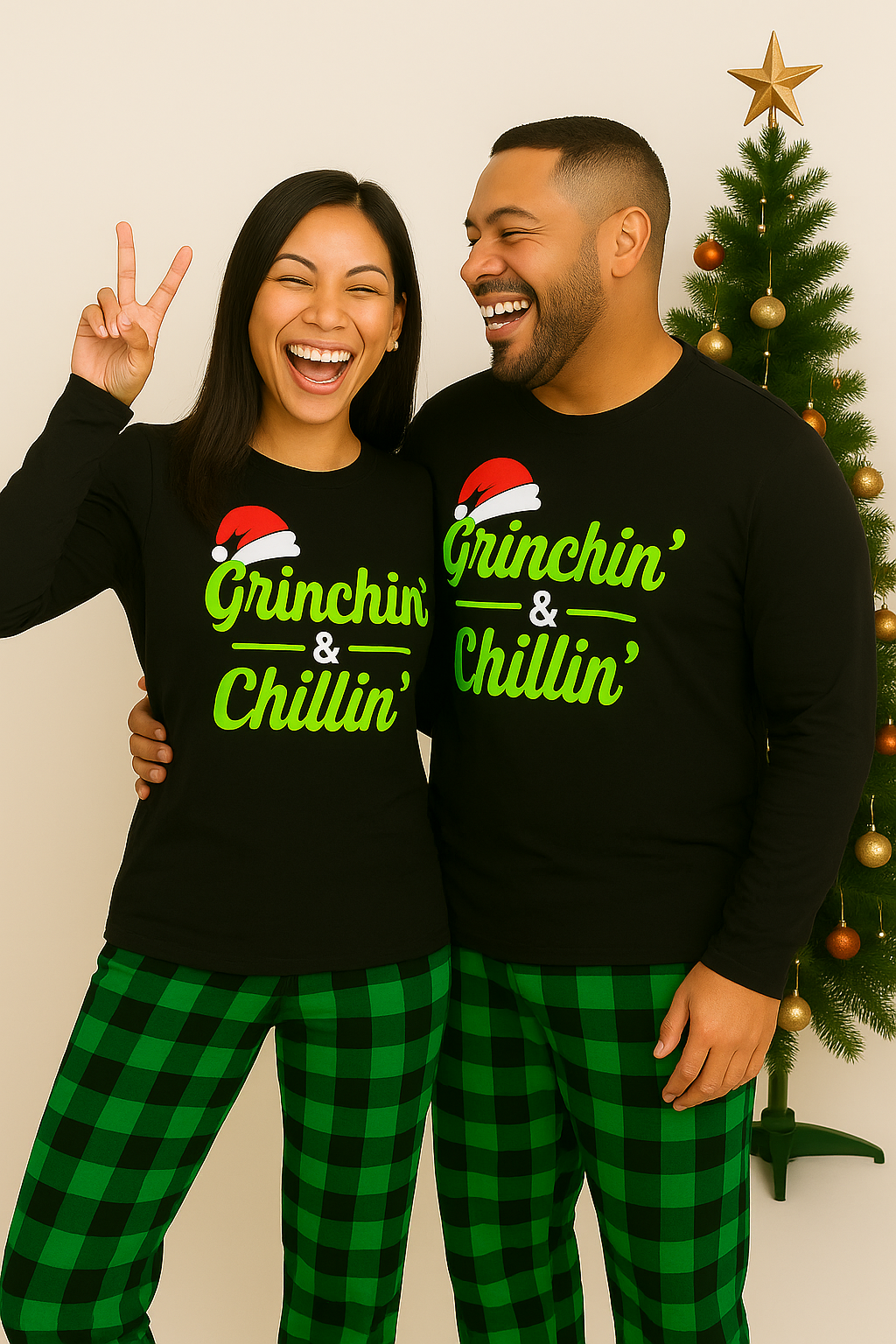 Grinchin and Chillin Women's Set